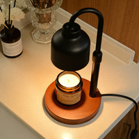Lampe chauffe-cire d'aromathérapie avec minuterie et intensité réglable pour cadeaux de déménagement, décoration intérieure, chauffe-cire pour bougies en pot