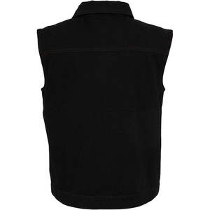 <b>Mens</b> Simple Design <b>Denim</b> <b>Vest</b> Clean Cut Sleeveless Jacket Lightweight Casual Riding Wear <b>Denim</b> Waistcoat <b>For</b> Sale - Product Image 5