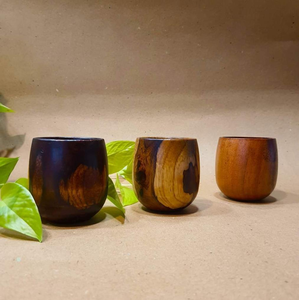 แก้วน้ำไม้ธรรมชาติ งานฝีมือดั้งเดิม แก้วไวน์ไม้ทำมือ ขายดีที่สุด - Product Image 4