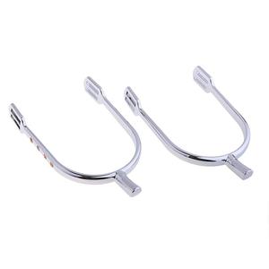 Estribos de acero inoxidable en forma de U, equipo de equitación, estribos ecuestres para montar a caballo - Product Image 1