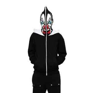 Vente en gros de veste à capuche personnalisée en coton de haute qualité Sweat à capuche zippé pour hommes - Product Image 1