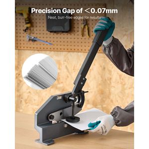 Cesoia Manuale per Lamiera da 6 Pollici, Telaio in Acciaio Solido Resistente, Alta Precisione per Taglio Lamiere - Product Image 4