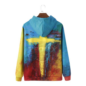 เสื้อฮู้ดดี้ซับลิเมชั่นคุณภาพสูงสำหรับฤดูหนาว - ผ้าฟลีซคอตตอน 100% ระบายอากาศได้ดี สไตล์ลำลองแนวสตรีทแฟชั่น - Product Image 2