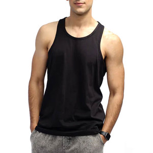 Camiseta sin mangas de punto personalizada para hombre - Ropa deportiva y casual, transpirable, de secado rápido, ecológica, hecha en Pakistán - Product Image 1