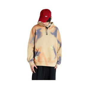Vente en gros – Nouveauté Hiver – Sweat à capuche 100 % coton de haute qualité, personnalisé, imprimé tie-dye, pull à manches côtelées, style streetwear - Product Image 3