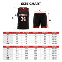 Ensemble de maillots de basket-ball réversibles personnalisés, uniforme de basket-ball sublimé pour équipe, maillot et short en mesh respirant pour hommes et jeunes
