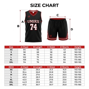 Custom Reversible Basketball Jersey Set Sublimated Team Basketball Uniform Men Youth Breathable Mesh Jersey and Shorts - Product Image 6