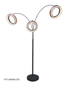 LED 100-240V Indoor Metal 1920~2250MM Vietnam IP20 Lumetal AC Power High Brightness Light Yellow Cylindrical Floor Fishing Lamp - Product Image 1