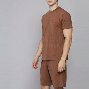 Service OEM : Ensemble t-shirt et short d'été pour homme, 100% coton. - Product Image 2
