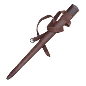 ดาบเหล็กด้ามไม้ ใบตรง มีดต่อสู้ ความหนาเกรดอุตสาหกรรม - Product Image 5