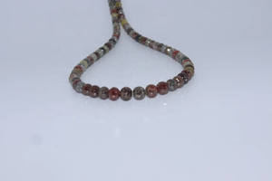 Perles rondes à facettes en diamant multicolore naturel 4.5-6mm 38 cm Perle rondelle fantaisie pour la fabrication de bijoux en pierre naturelle - Product Image 4