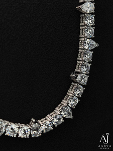Pulsera de tenis de plata de ley 925 con moissanita de corte mixto para mujer, ideal para fiestas y bodas - Product Image 5