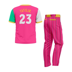 Uniforme de Softbol Personalizado de Alta Calidad, Conjunto Completo con Impresión por Sublimación, Logotipo Frontal, Pantalones Cortos de Secado Rápido, Transpirable, Unisex para Adultos - Product Image 2