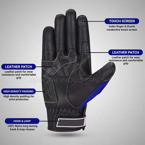 Guantes de Motocicleta con Logotipo Personalizado de Marca Privada, Guantes de Motocicleta con Logotipo Personalizado de Buen Material - Product Image 3