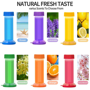 Toilet cleaning flower product of Thailand flower toilet gel, deodorizing gel, bathroom deodorizing gel, scented gel - Product Image 3