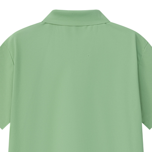 Chemise en jersey de polyester respirante et à séchage rapide pour homme, manches courtes, légère, décontractée, unie, ODM, golf, XL, blanche, avec aigle brodé sur la poitrine - Product Image 4