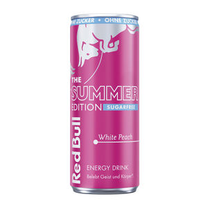 Popular Edición de Verano Red Bull Sabor Melocotón Blanco y Rosa - Para Distribuidores y Minoristas Globales de Bebidas - Product Image 1