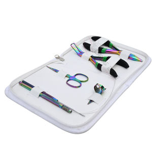 Kit de herramientas para extensiones de cabello Rainbow con alicates de acero inoxidable para microanillos, herramienta de instalación con gancho para remover cuentas. - Product Image 1