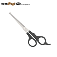 Ciseaux de Précision pour Cheveux en Acier Inoxydable, Outil de Beauté pour Droitiers, Lames Droites et Courbes Biseautées, Finition Noire en Plastique, 28 Dents