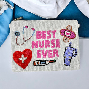 Bolsa de almacenamiento grande con cremallera y cuentas de fresa, bolso de mano de lentejuelas para frutas, monedero de verano, Multicolor, Unisex, ecológico, duradero, hecho a mano - Product Image 1