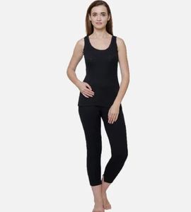 Premium Sleeveless <b>Thermal</b> Inner wear Soft Cotton Tank <b>Top</b> Sleeveless <b>Thermal</b> <b>Top</b> Lightweight Warm Base Layer Vest - Product Image 2