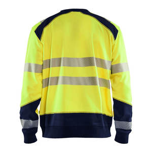 Sweat-shirts de sécurité à manches longues haute visibilité, sweat-shirt réfléchissant haute visibilité, sweat-shirt de travail en polaire de sécurité - Product Image 2