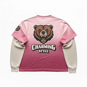 เสื้อยืดแขนยาวผู้หญิง 200 กรัม ผ้าฝ้าย 100% สกรีนโลโก้ได้ สีพื้น คอกลม สวมใส่สบาย ไม่เป็นขุย ขายดีช่วงฤดูใบไม้ผลิและฤดูร้อน - Product Image 2