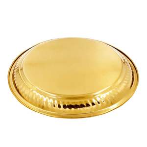 Plateau de prière en laiton traditionnel Tailem pour la prière quotidienne et les festivals Aarti - Product Image 5