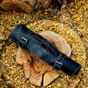 มีดเชฟระดับไฮเอนด์ลดราคาพิเศษ ด้ามไม้สีสวย ชุดมีดครัวเหล็กดามัสกัสญี่ปุ่น พร้อมกระเป๋าหนังแบบม้วน - Product Image 6