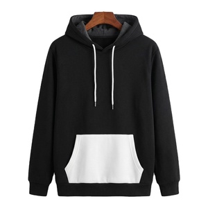 Sweat-shirts à capuche unisexes de haute qualité pour hommes, pulls oversize, personnalisables avec logo, en coton épais vierge pour hommes - Product Image 1