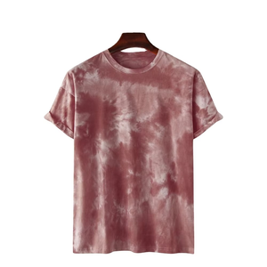 Camiseta Tie Dye Personalizada para Hombre, Estilo Vintage, Cuello Redondo, Algodón Suave, Moda de Verano, Impresión Personalizada, Venta al Por Mayor - Product Image 1