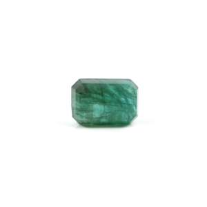 Certified Lab-Created Zambian Emerald Loose Gemstone 6.75 Carat for Fine Jewelry - Product Image 2