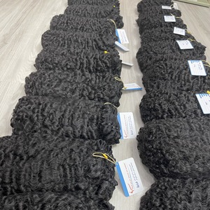 Livraison directe vendeur de cheveux humains bruts birmans bouclés non traités vierges à cuticules alignées vendeur de paquets de cheveux bouclés birmans vente en gros - Product Image 4