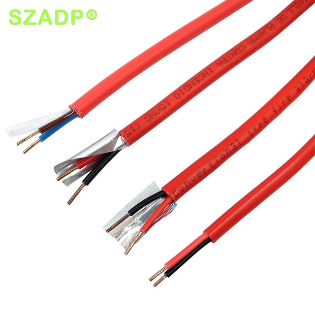 PH30 PH120 Fire Resistance Resistant Cable 2core or 4core 1.5mm or 2.5mm Shielded Fire Alarm Rated Cable Fire Proof Cable