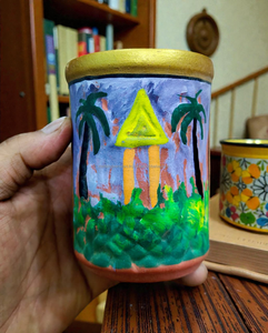 Vasos de Beber de Terracota Pintados a Mano, Ecológicos, Vintage, Herméticos, de Arcilla Natural, Tradicionales Indios Kulhad, Aptos para Microondas - Product Image 4