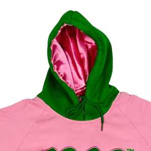 เสื้อฮู้ด AKA Pink 1908 แบบยูนิเซ็กซ์ ปักลายตัวอักษรกรีก ผ้าฟลีซนุ่ม สวมใส่สบาย สไตล์สตรีทแวร์ ทรงพอดีตัว - Product Image 6