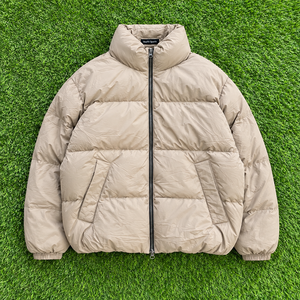 RexFit Sports <b>Men's</b> Light Blue Puffer <b>Jacket</b> Windproof Stand Collar <b>Thick</b> Winter Coat outerwear custom label <b>jacket</b> - Product Image 2