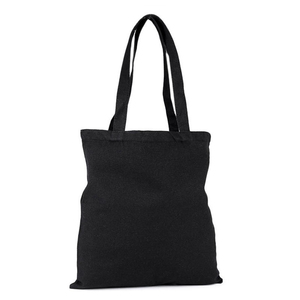 Sacs fourre-tout portables en toile de coton naturelle de qualité supérieure, grande capacité, pliables, avec impression personnalisée du logo, à porter à l'épaule pour le shopping - Product Image 3