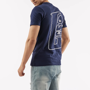 เสื้อยืดลำลองผู้ชาย ผ้าฝ้ายถัก 100% ทรงหลวม พิมพ์โลโก้ตามสั่ง คุณภาพสูง - Product Image 4