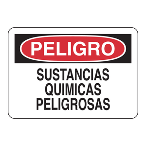 Panneau de signalisation de danger chimique Brady en espagnol - PVC durable imprimé UV pour une utilisation en intérieur et en extérieur - Product Image 3