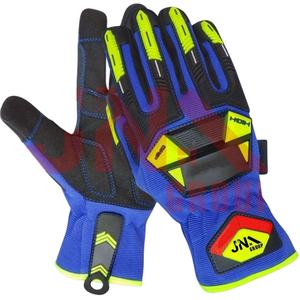 High Performance Anti-Slip Anti-Impact Vibration <b>TPR</b> Gloves for Industrial Oilfield Construction Durable Security Protection - Product Image 2