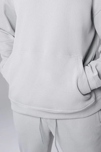 Men <b>Black</b> Pullover Hoodie Soft <b>Fleece</b> Sweatshirt Casual Streetwear Warm Winter Fashion Washed Polyester/Cotton 350g Quick Dry - Product Image 5