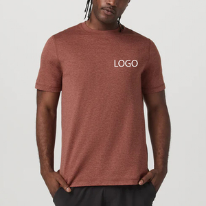 T-shirt Homme Col Rond Couleur Unie Design Élégant avec Logo Personnalisable Manches Courtes avec Logo et Matière Douce / Conception Confortable - Product Image 1