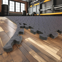 Tapis EVA 40D certifiés UKAS, inodores, 60x60cm, 10mm, texture feuille, absorbant les chocs, antidérapants, imperméables, lavables, personnalisables