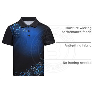 เสื้อโปโลกอล์ฟสำหรับเยาวชน ราคาสมเหตุสมผล เนื้อผ้าระบายอากาศ เหมาะสำหรับนักกีฬาเยาวชน ใช้สำหรับการฝึกซ้อม - Product Image 4