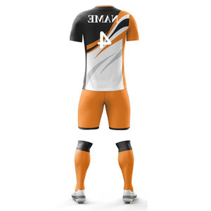 Summer Uniform Football Kits Multi Color Sublimation Pattern <b>Compression</b> Breathable Basketball Football Uniform Player Sets - Product Image 3