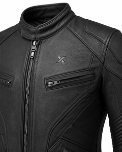 Blouson de moto en cuir de performance pour le tourisme |   Noir Charbon Rouge |   Fabricant OEM ODM |   Qualité de conception haut de gamme |   Vêtements de course - Product Image 4