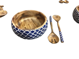 Handmade Customized Design Enamel Print Salad Bowl Quality Dinnerware <b>for</b> Food Serving Cheap Bulk <b>Sale</b> Packaged in Cartons FWE - Product Image 4