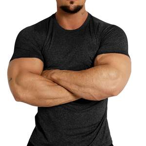 T-shirt de compression athlétique pour homme, séchage rapide, respirant, anti-UV, pour la gym, la course, le fitness, l'entraînement, manches longues, col rond, haut de sport - Product Image 6