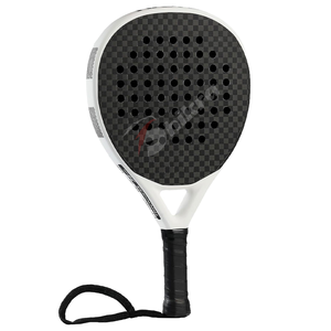 Customizable Carbon Fiber Padel/Beach Tennis Racket – Professional Outdoor Sports Paddle with EVA Grip & Durable Nylon Surface - Product Image 3